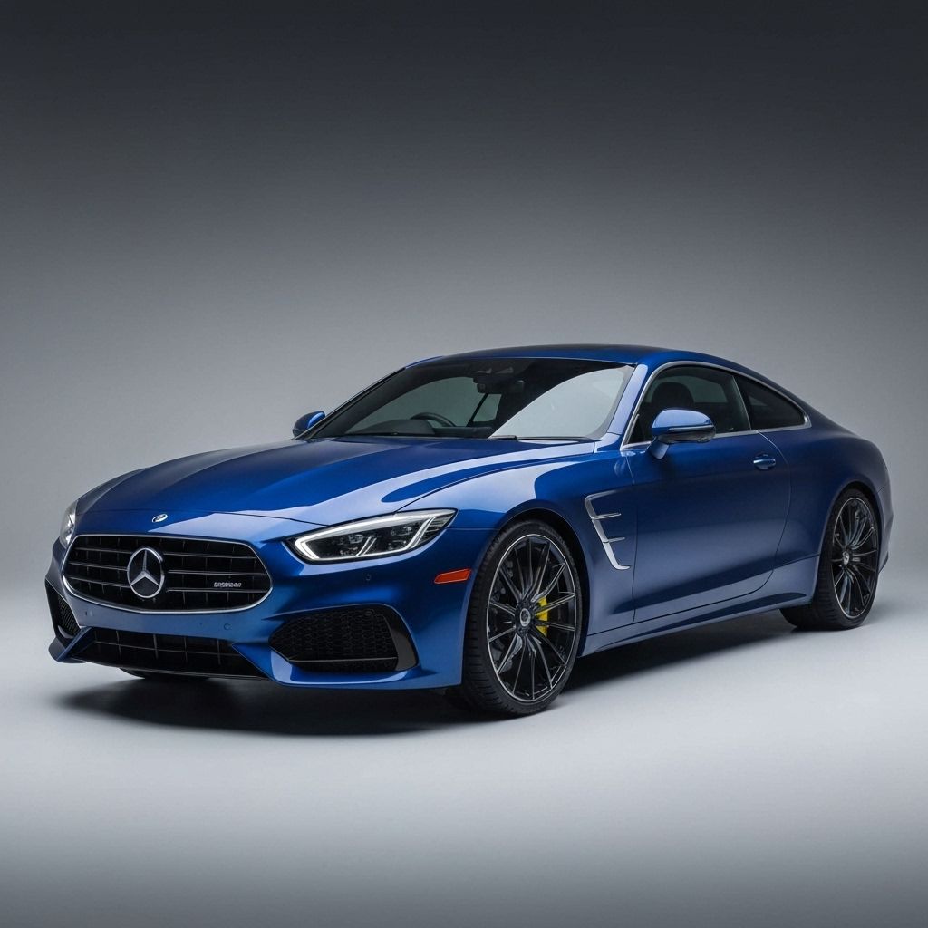 Luxury SUV with glossy ceramic coating